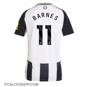Newcastle United Harvey Barnes #11 Prima Maglia Femmina 2024-25 Manica Corta